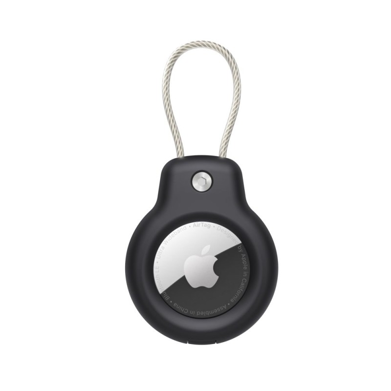 Tech-Protect Rough Vein 2-Pack за Apple AirTag 1/2 Black (2 брелока) - 5906302360727
