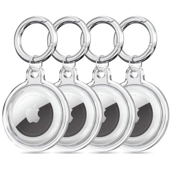 TECH-PROTECT ICON 4 броя за Apple AirTag 1/2 прозрачен