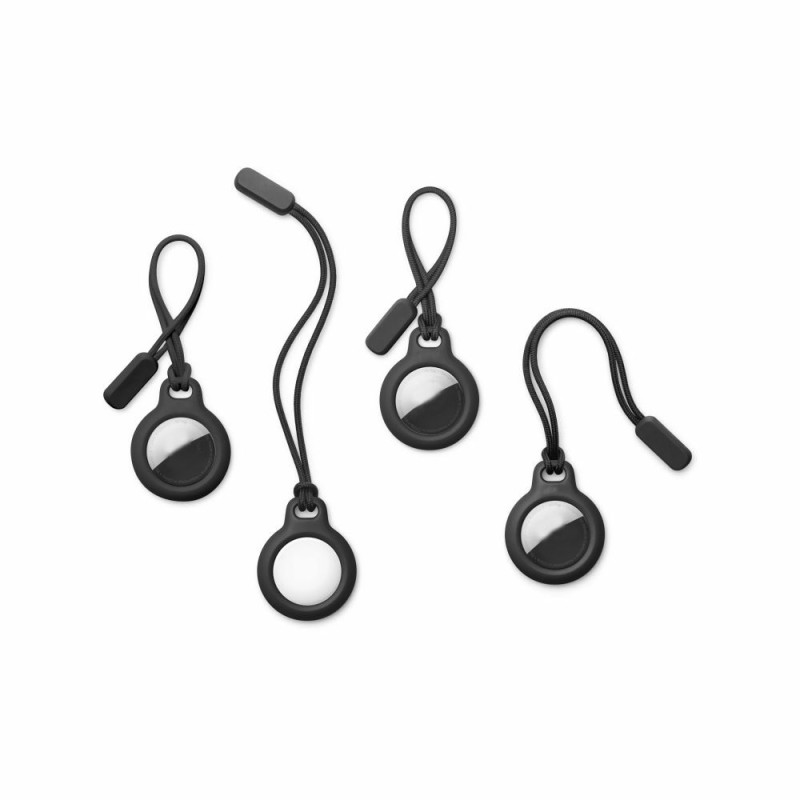 Tech-Protect Rough Chain 2-Pack за Apple AirTag 1/2, черен - 5906302360772