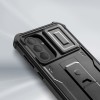 Tech-Protect Kevlar Cam+ калъф с броня + стойка за Samsung Galaxy A56 5G, черен - Tech-Protect Kevlar Cam+ калъф с броня + стойка за Samsung Galaxy A56 5G, черен - 5906302360833