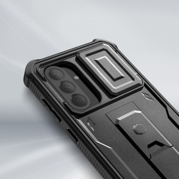 Tech-Protect Kevlar Cam+ калъф с броня + стойка за Samsung Galaxy A56 5G, черен Tech-Protect Kevlar Cam+ калъф с броня + стойка за Samsung Galaxy A56 5G, черен