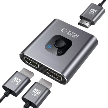 TECH-PROTECT HB07 HUB ADAPTER 2в1 HDMI 4K 60Hz Space Grey TECH-PROTECT HB07 HUB ADAPTER 2в1 HDMI 4K 60Hz Space Grey