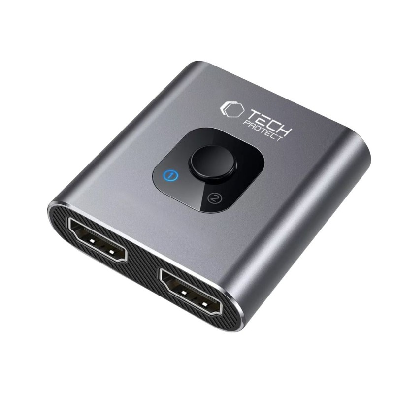 TECH-PROTECT HB07 HUB ADAPTER 2в1 HDMI 4K 60Hz Space Grey - 5906302360949