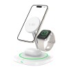 Tech-Protect QI15W-A46 3в1 магнитно MagSafe безжично зарядно, бяло - Tech-Protect QI15W-A46 3в1 магнитно MagSafe безжично зарядно, бяло - 5906302361007