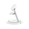 Tech-Protect QI15W-A46 3в1 магнитно MagSafe безжично зарядно, бяло - Tech-Protect QI15W-A46 3в1 магнитно MagSafe безжично зарядно, бяло - 5906302361007