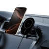 Tech-Protect MM15W-V6 Мagnetiс MagSafe стабилен автомобилен държач за вентилационна решетка с безжично зарядно 15W черен/черен - Tech-Protect MM15W-V6 Мagnetiс MagSafe стабилен автомобилен държач за вентилационна решетка с безжично зарядно 15W черен/черен - 5906302361052