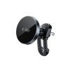 Tech-Protect MM15W-V5 MagSafe магнитна поставка за телефон за кола с безжично зарядно 15W (черно/черно) - Tech-Protect MM15W-V5 MagSafe магнитна поставка за телефон за кола с безжично зарядно 15W (черно/черно) - 5906302361069