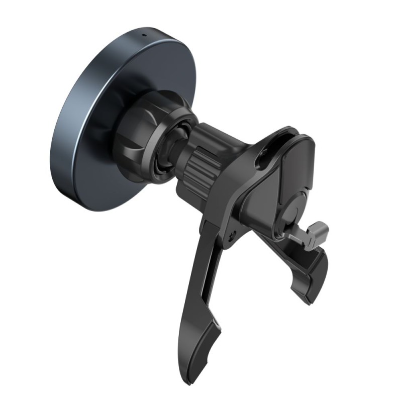 Tech-Protect MM15W-V5 MagSafe магнитна поставка за телефон за кола с безжично зарядно 15W (черно/черно) - Tech-Protect MM15W-V5 MagSafe магнитна поставка за телефон за кола с безжично зарядно 15W (черно/черно) - 5906302361069