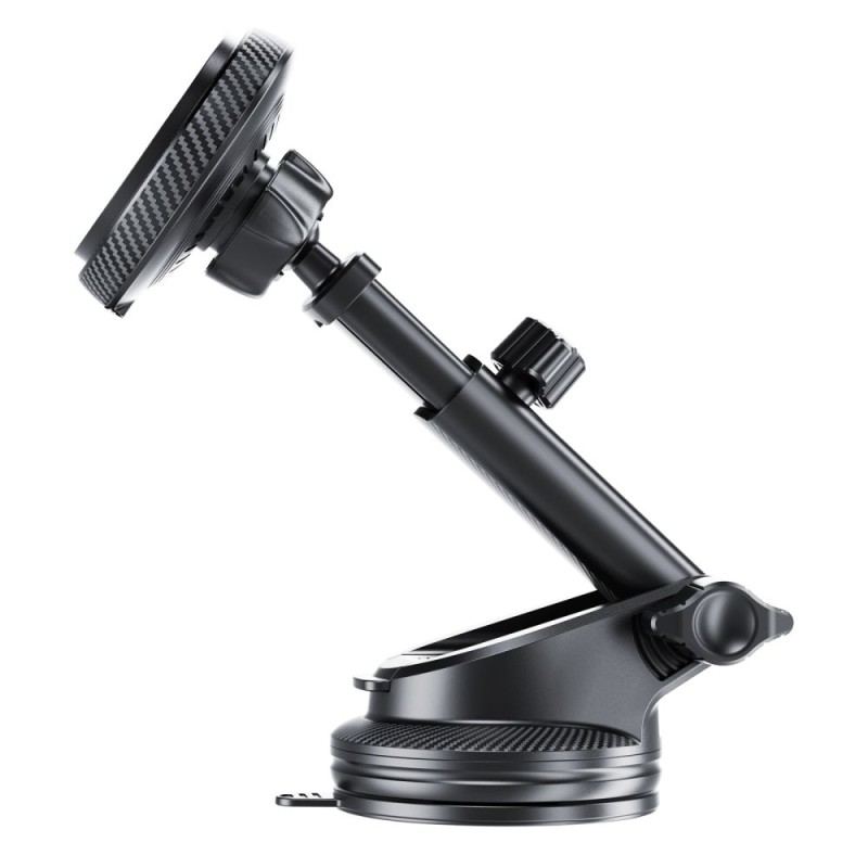Tech-Protect MM15W-V4 MagSafe магнитна стойка за автомобил (за табло/вентилационна решетка) с безжично зарядно 15W – черна - Tech-Protect MM15W-V4 MagSafe магнитна стойка за автомобил (за табло/вентилационна решетка) с безжично зарядно 15W – черна - 5906302361076