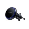 Tech-Protect MM15W-V4 MagSafe магнитна стойка за автомобил (за табло/вентилационна решетка) с безжично зарядно 15W – черна - Tech-Protect MM15W-V4 MagSafe магнитна стойка за автомобил (за табло/вентилационна решетка) с безжично зарядно 15W – черна - 5906302361076
