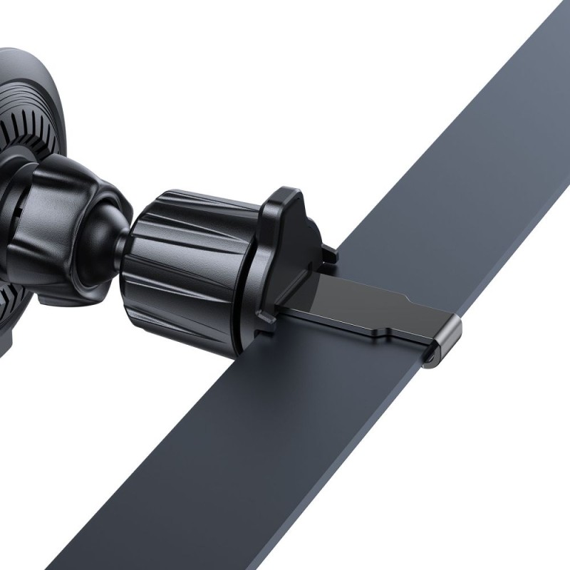 Tech-Protect MM15W-V4 MagSafe магнитна стойка за автомобил (за табло/вентилационна решетка) с безжично зарядно 15W – черна - Tech-Protect MM15W-V4 MagSafe магнитна стойка за автомобил (за табло/вентилационна решетка) с безжично зарядно 15W – черна - 5906302361076