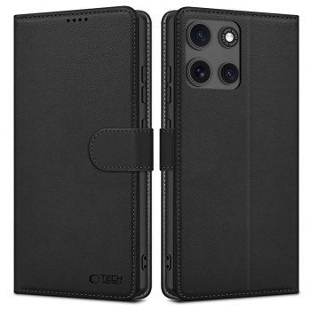 TECH-PROTECT Wallet калъф за MOTOROLA MOTO G15 / G15 Power / G17 / G17 Power (matte black)