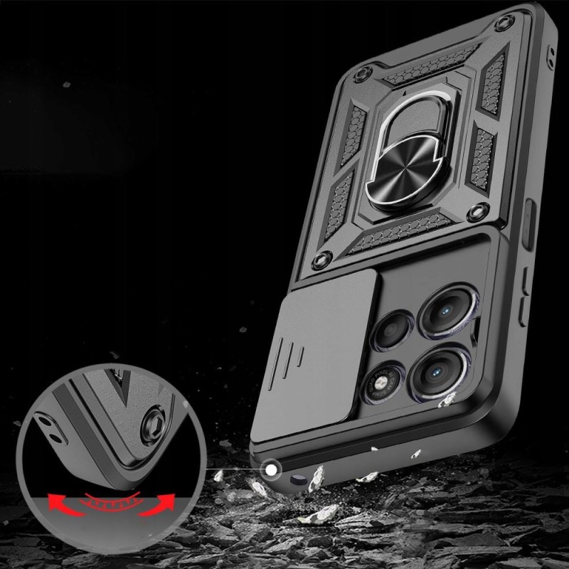 Tech-Protect CamShield Pro брониран кейс за Motorola Moto G15 / G15 Power / G17 / G17 Power (черен) - Tech-Protect CamShield Pro брониран кейс за Motorola Moto G15 / G15 Power / G17 / G17 Power (черен) - 5906302361250