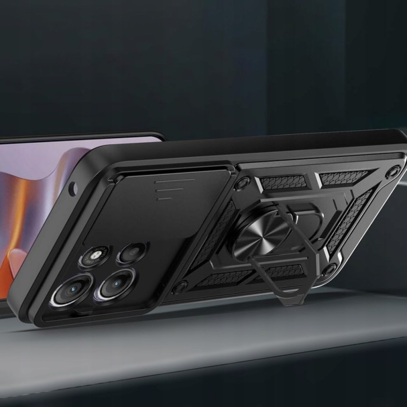 Tech-Protect CamShield Pro брониран кейс за Motorola Moto G15 / G15 Power / G17 / G17 Power (черен) - Tech-Protect CamShield Pro брониран кейс за Motorola Moto G15 / G15 Power / G17 / G17 Power (черен) - 5906302361250