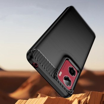 TECH-PROTECT TPUCARBON калъф за MOTOROLA MOTO G05 / E15 BLACK