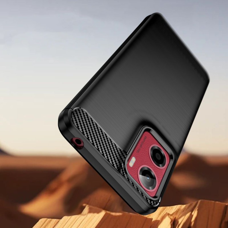 TECH-PROTECT TPUCARBON калъф за MOTOROLA MOTO G05 / E15 BLACK - 5906302361267