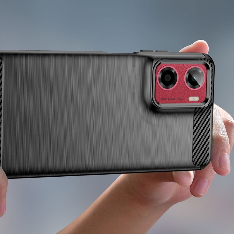 TECH-PROTECT TPUCARBON калъф за MOTOROLA MOTO G05 / E15 BLACK - 5906302361267