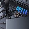 TECH-PROTECT CC01 2-порт зарядно за кола PD 45W / QC3.0, черно - TECH-PROTECT CC01 2-порт зарядно за кола PD 45W / QC3.0, черно - 5906302361298