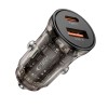Tech-Protect CC01 двупортова зарядна за кола PD 30W / QC3.0, черна - Tech-Protect CC01 двупортова зарядна за кола PD 30W / QC3.0, черна - 5906302361311