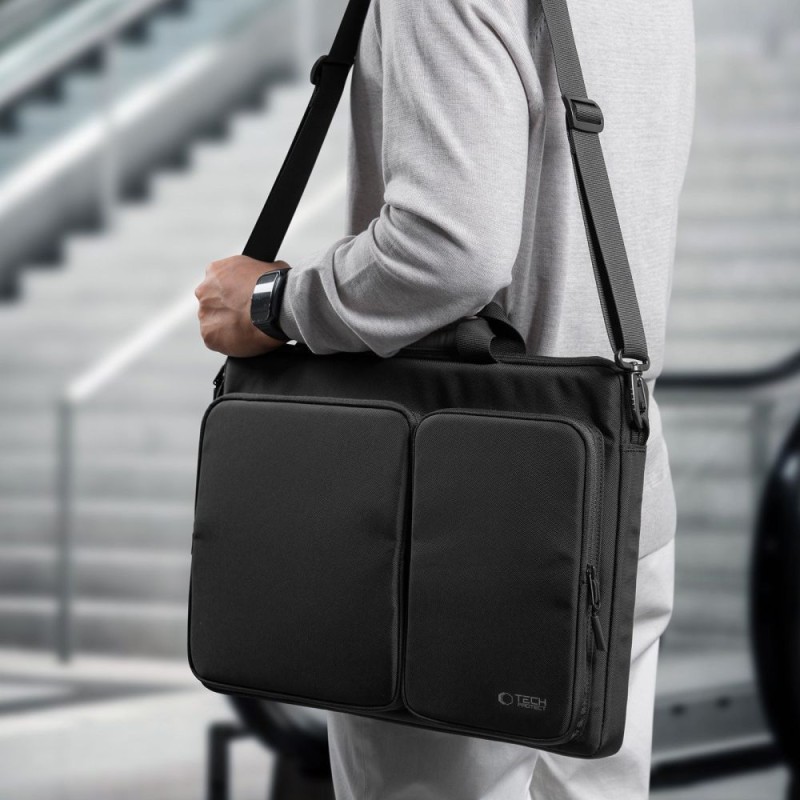 Tech-Protect Defender Bag за лаптоп 17, черна - Tech-Protect Defender Bag за лаптоп 17, черна - 5906302361373