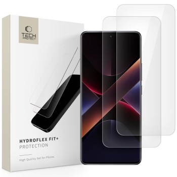 Tech-Protect Hydro flex+ хидрогел фолио 2-пакет за Xiaomi Redmi Note 14 Pro 5G / Note 14 Pro+ Plus 5G / POCO X7 5G (CLEAR)
