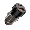 TECH-PROTECT CC03 двупортово зарядно за автомобил с PD 75W, черно - TECH-PROTECT CC03 двупортово зарядно за автомобил с PD 75W, черно - 5906302361663