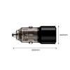 TECH-PROTECT CC03 2-порторно зарядно за автомобил с PD 100W, черно - TECH-PROTECT CC03 2-порторно зарядно за автомобил с PD 100W, черно - 5906302361687