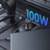 TECH-PROTECT CC03 2-порторно зарядно за автомобил с PD 100W, черно - TECH-PROTECT CC03 2-порторно зарядно за автомобил с PD 100W, черно - 5906302361687