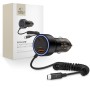 TECH-PROTECT CC05 2-порт зарядно за кола PD 60W + кабел BLACK