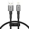 Tech-Protect UltraBoost DNA Lightning кабел 12W / 3A 25 см – железно сив - Tech-Protect UltraBoost DNA Lightning кабел 12W / 3A 25 см – железно сив - 5906302361731