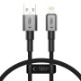 Tech-Protect UltraBoost DNA Lightning кабел 12W / 3A 25 см – железно сив