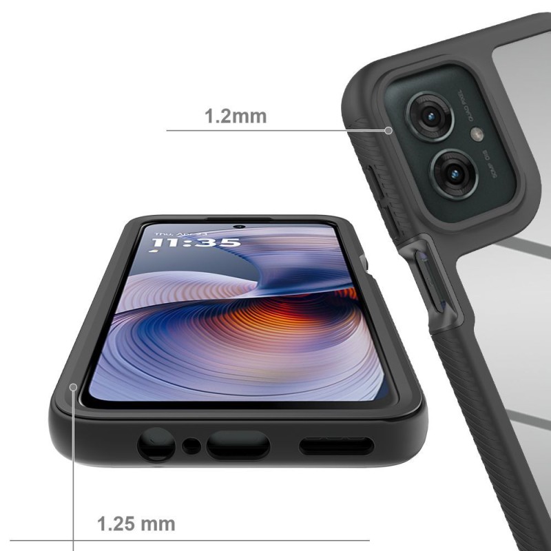 TECH-PROTECT Defense калъф за Motorola MOTO G15 / G15 Power / G17 / G17 Power / G05 / E15 (черен) - TECH-PROTECT Defense калъф за Motorola MOTO G15 / G15 Power / G17 / G17 Power / G05 / E15 (черен) - 5906302361779