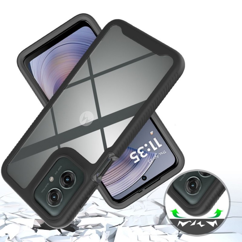 TECH-PROTECT Defense калъф за Motorola MOTO G15 / G15 Power / G17 / G17 Power / G05 / E15 (черен) - TECH-PROTECT Defense калъф за Motorola MOTO G15 / G15 Power / G17 / G17 Power / G05 / E15 (черен) - 5906302361779