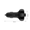 TECH-PROTECT CC06 3-порт зарядно за кола с PD 72W + FM предавател с Bluetooth, черно - TECH-PROTECT CC06 3-порт зарядно за кола с PD 72W + FM предавател с Bluetooth, черно - 5906302361786