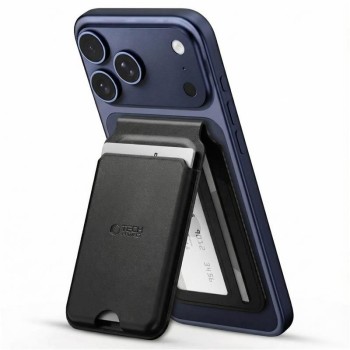 TECH-PROTECT MagWallet Stand MagSafe универсален RFID магнитен държач за карти BLACK