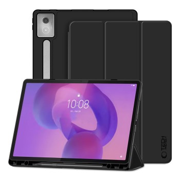 TECH-PROTECT SmartCase Pen калъф за стилус за Lenovo IdeaTab Pro / Pro MT 12.7, TB-373, черен