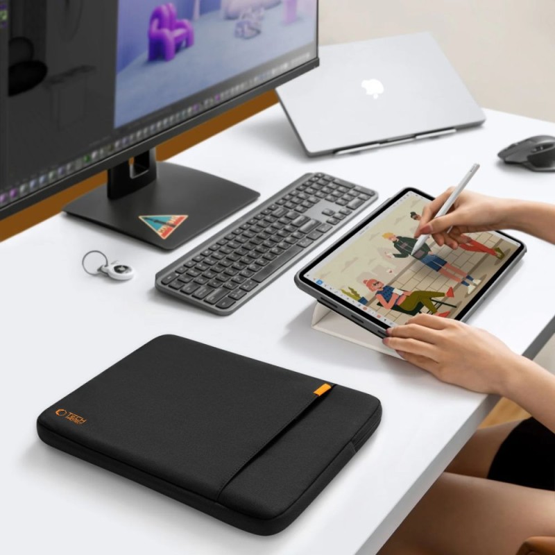 TECH-PROTECT DEFENDER калъф за лаптоп и таблет 11-13 черен - TECH-PROTECT DEFENDER калъф за лаптоп и таблет 11-13 черен - 5906302362431