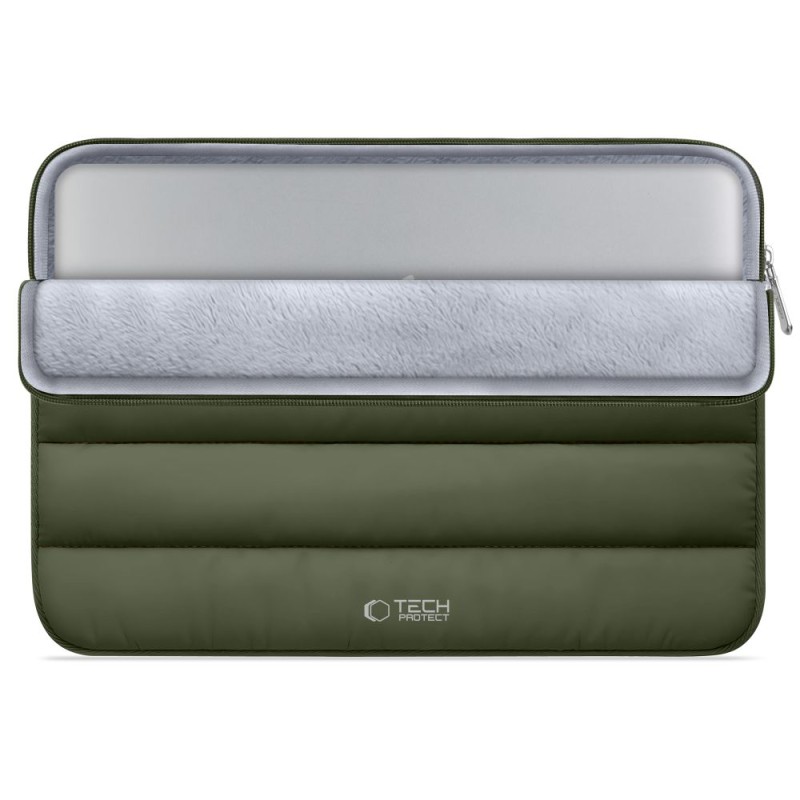 TECH-PROTECT FLUFFY КАЛЪФ ЗА ЛАПТОП 13-14 ARMY GREEN - TECH-PROTECT FLUFFY КАЛЪФ ЗА ЛАПТОП 13-14 ARMY GREEN - 5906302362462