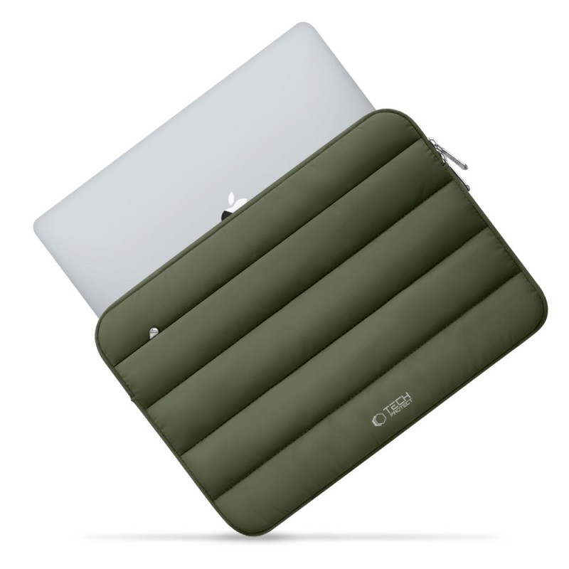 TECH-PROTECT FLUFFY Калъф за лаптоп 15–16 Army Green - TECH-PROTECT FLUFFY Калъф за лаптоп 15–16 Army Green - 5906302362479