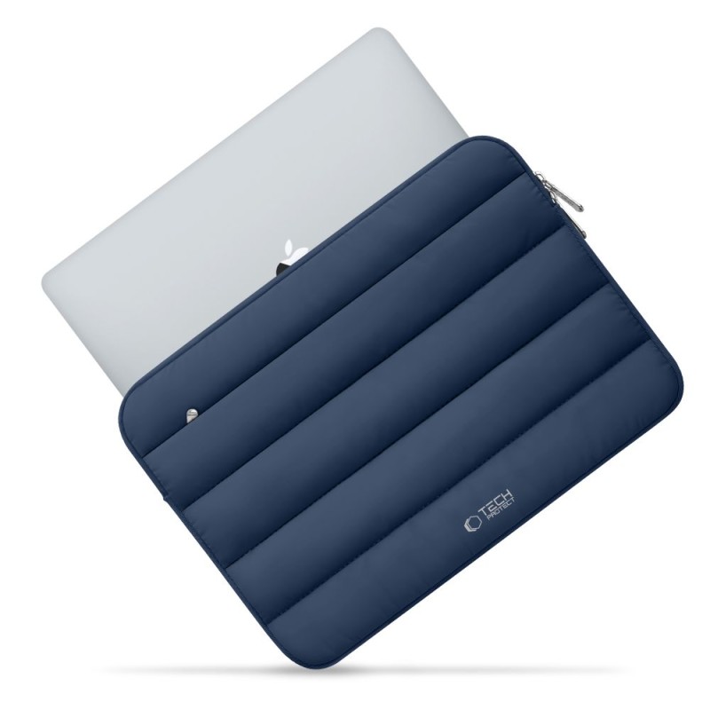 Tech-Protect Fluffy калъф за лаптоп 15–16 инча Navy Blue - Tech-Protect Fluffy калъф за лаптоп 15–16 инча Navy Blue - 5906302362493