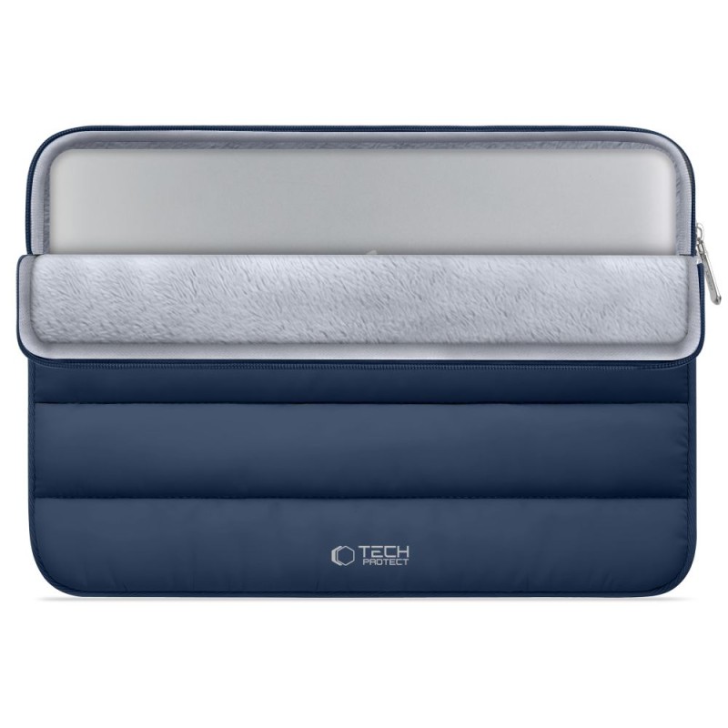 Tech-Protect Fluffy калъф за лаптоп 15–16 инча Navy Blue - Tech-Protect Fluffy калъф за лаптоп 15–16 инча Navy Blue - 5906302362493