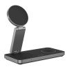 TECH-PROTECT QI15W-A47 3в1 магнитно MagSafe безжично зарядно (черно) - TECH-PROTECT QI15W-A47 3в1 магнитно MagSafe безжично зарядно (черно) - 5906302362523
