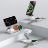 TECH-PROTECT QI15W-A47 3в1 магнитно MagSafe безжично зарядно (бяло) - TECH-PROTECT QI15W-A47 3в1 магнитно MagSafe безжично зарядно (бяло) - 5906302362530