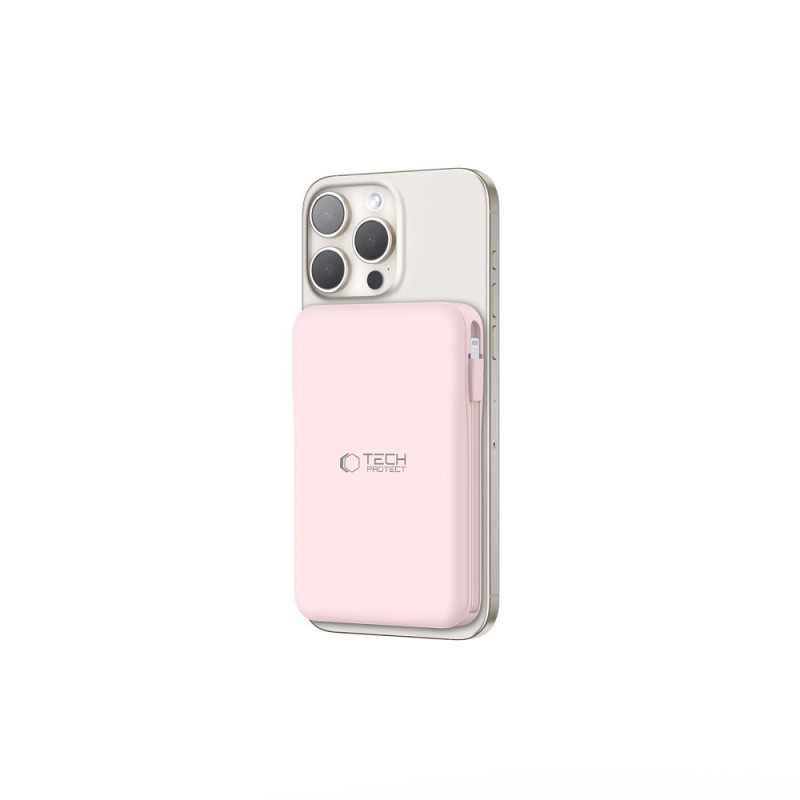 Tech-Protect PB31 LifeMag MagSafe power bank 10000 mAh (розов) - 5906302362790