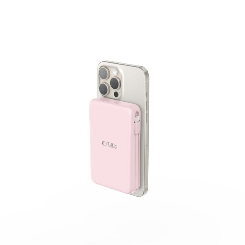 Tech-Protect PB31 LifeMag MagSafe power bank 10000 mAh (розов) - 5906302362790