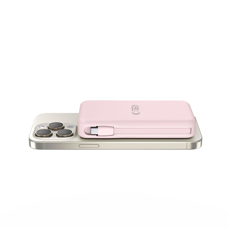 Tech-Protect PB31 LifeMag MagSafe power bank 10000 mAh (розов) - 5906302362790