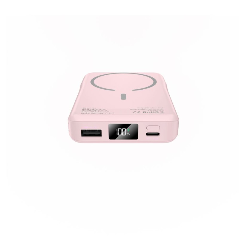 Tech-Protect PB31 LifeMag MagSafe power bank 10000 mAh (розов) - 5906302362790
