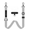 TECH-PROTECT C6S въженa кросбоди каишка CRAYON Grey (сив) - 5906302362882