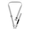 TECH-PROTECT C6S въженa кросбоди каишка CRAYON Grey (сив) - 5906302362882