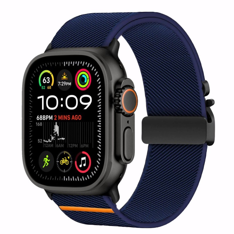 Tech-Protect Nylon Clasp за Apple Watch 8/9/10/11/SE/Ultra (44/45/46/49 mm) Navy - Tech-Protect Nylon Clasp за Apple Watch 8/9/10/11/SE/Ultra (44/45/46/49 mm) Navy - 5906302363032